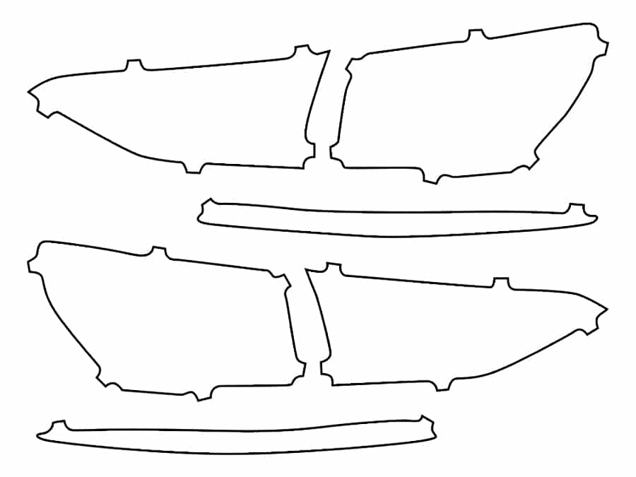 2019-2025 Audi Q3, All, Tail Light Cover Film - Image 1