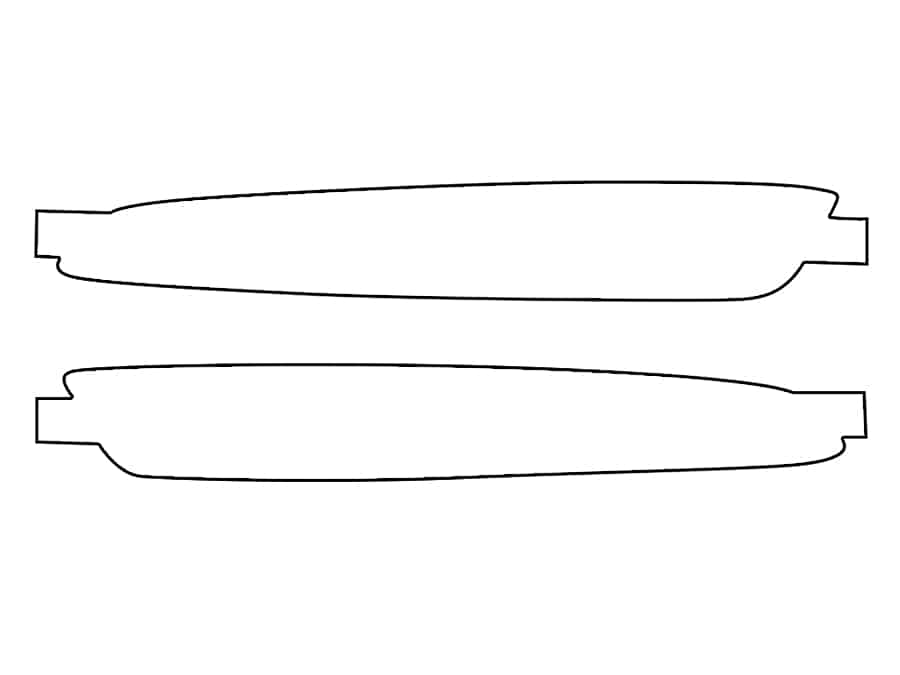 2021-2025 Audi RS6, Avant, Rear Marker Cover Film - Image 1