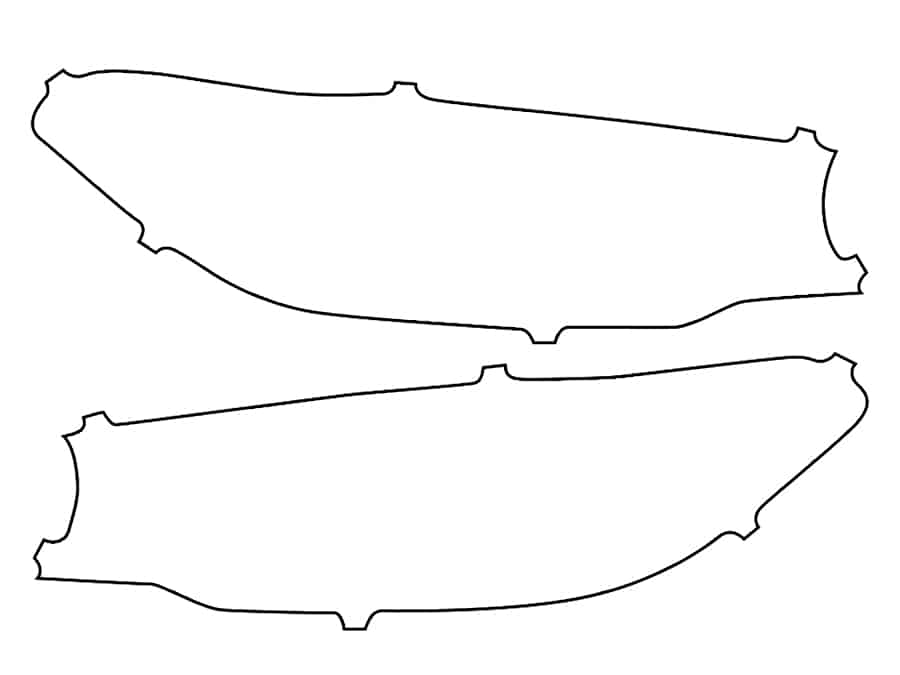 2018-2020 BMW M5, All, Headlight Cover Film - Image 1