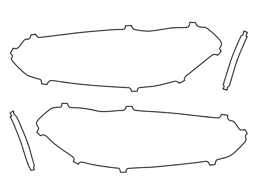 2022-2025 BMW X3, All, Headlight Cover Film - Image 1