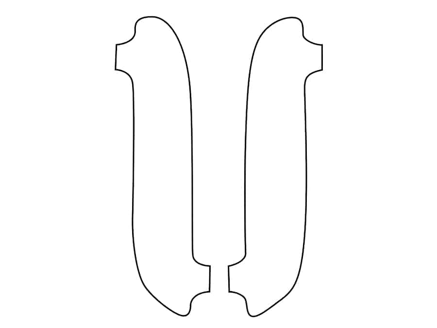 2022-2025 BMW X4, M, Rear Marker Cover Film - Image 1