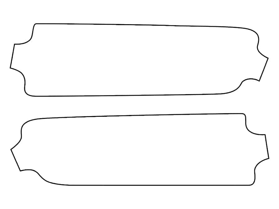 2019-2020 Ford Fusion, SE, Fog Light Cover Film - Image 1