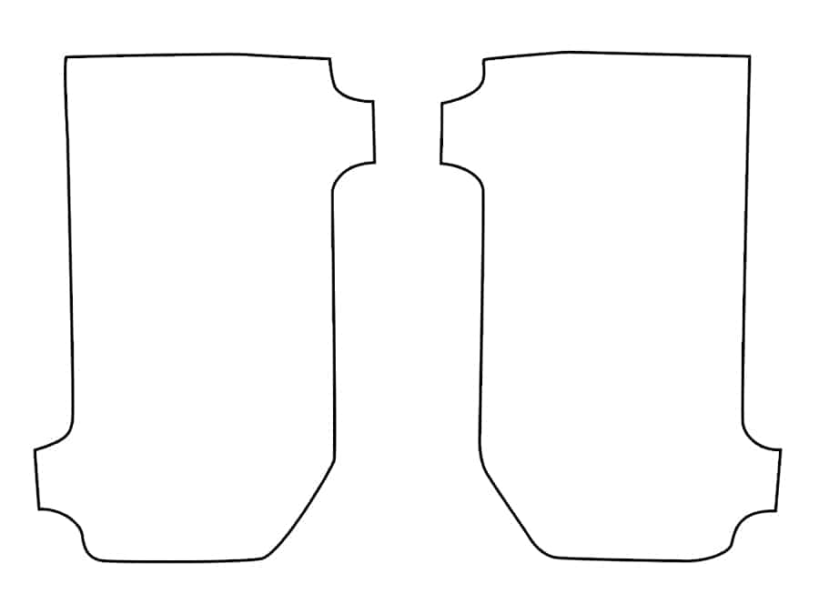 2020-2025 GMC Sierra, 2500, 3500, Fog Light Cover Film - Image 1