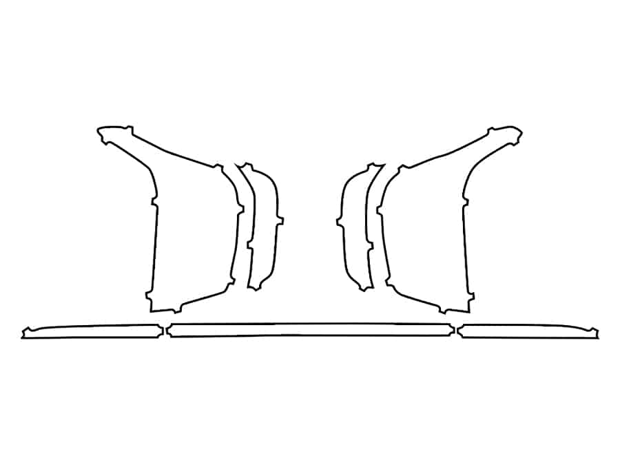 2023-2025 Hyundai Palisade, All, Tail Light Cover Film - Image 1