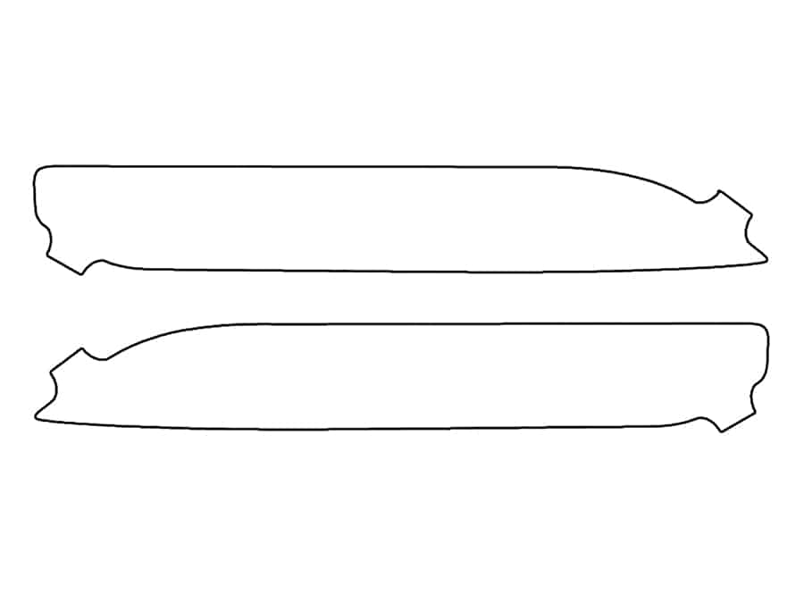 2022-2025 Jeep Grand Cherokee, Laredo, Altitude, Limited, Summit, Rear Marker Cover Film - Image 1