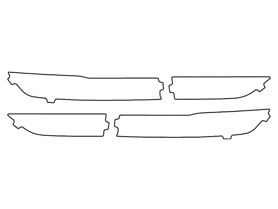 2022-2025 Jeep Grand Cherokee, Laredo, Altitude, Limited, Summit, Reverse Light Cover Film - Image 1