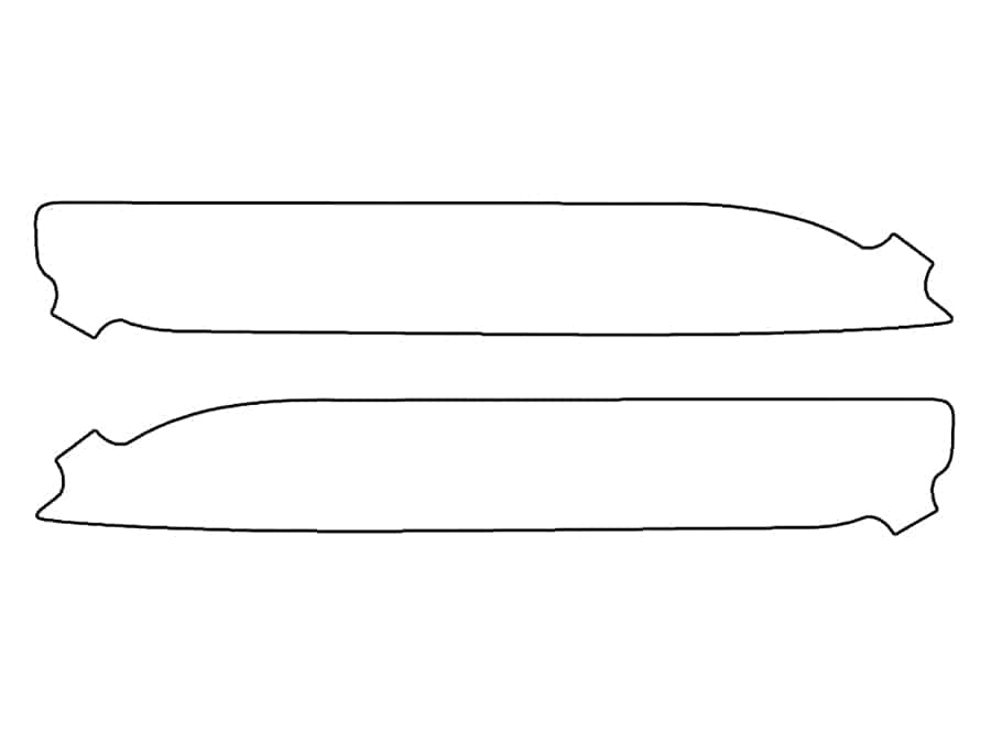 2022-2025 Jeep Grand Cherokee, Overland, Trailhawk, Rear Marker Cover Film - Image 1