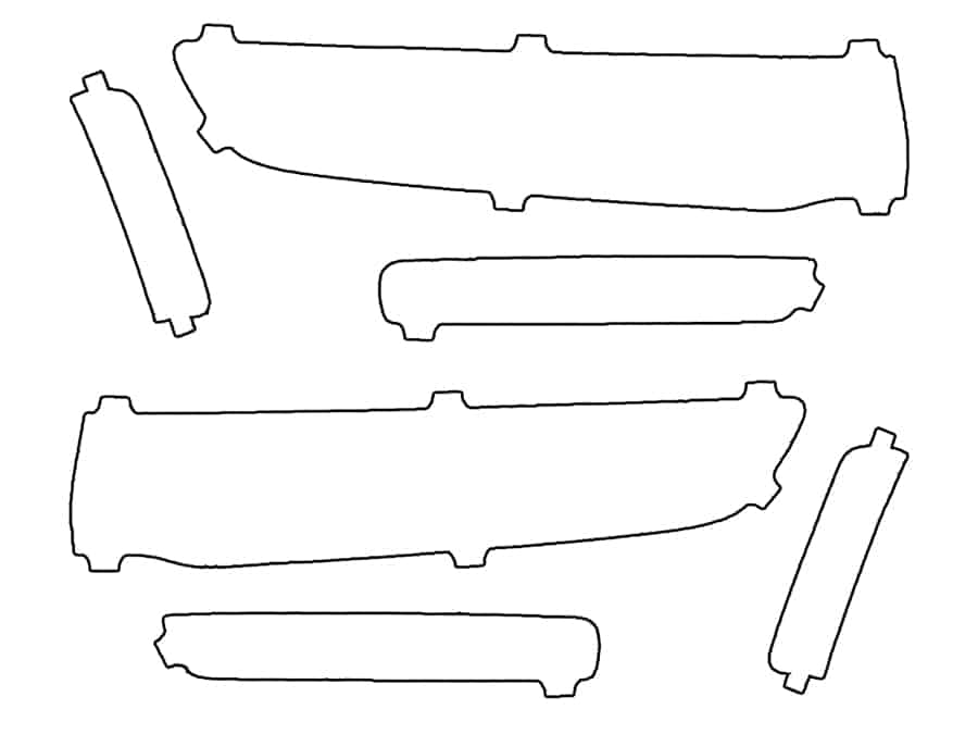 2022-2025 Jeep Grand Wagoneer, All, Headlight Cover Film - Image 1