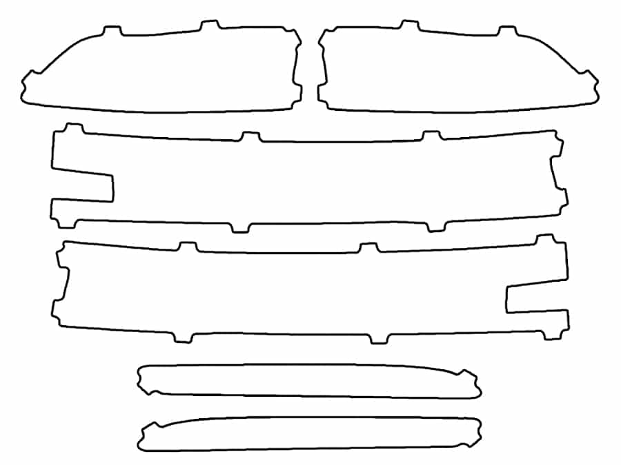 2022-2025 Kia Carnival, All, Tail Light Cover Film - Image 1