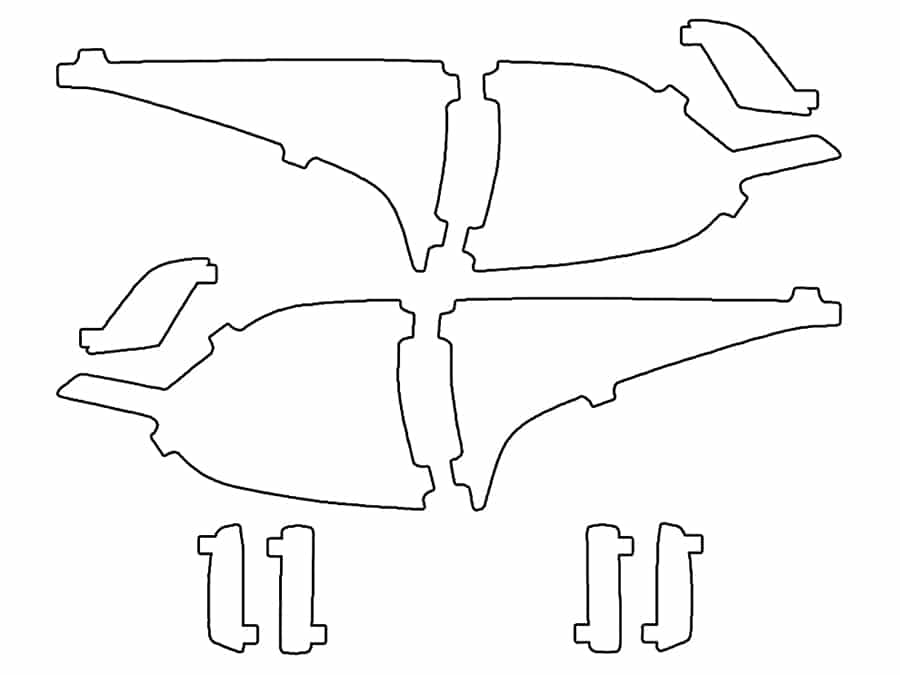 2023-2025 Kia Sportage, X-Line, X-Pro, Tail Light Cover Film - Image 1