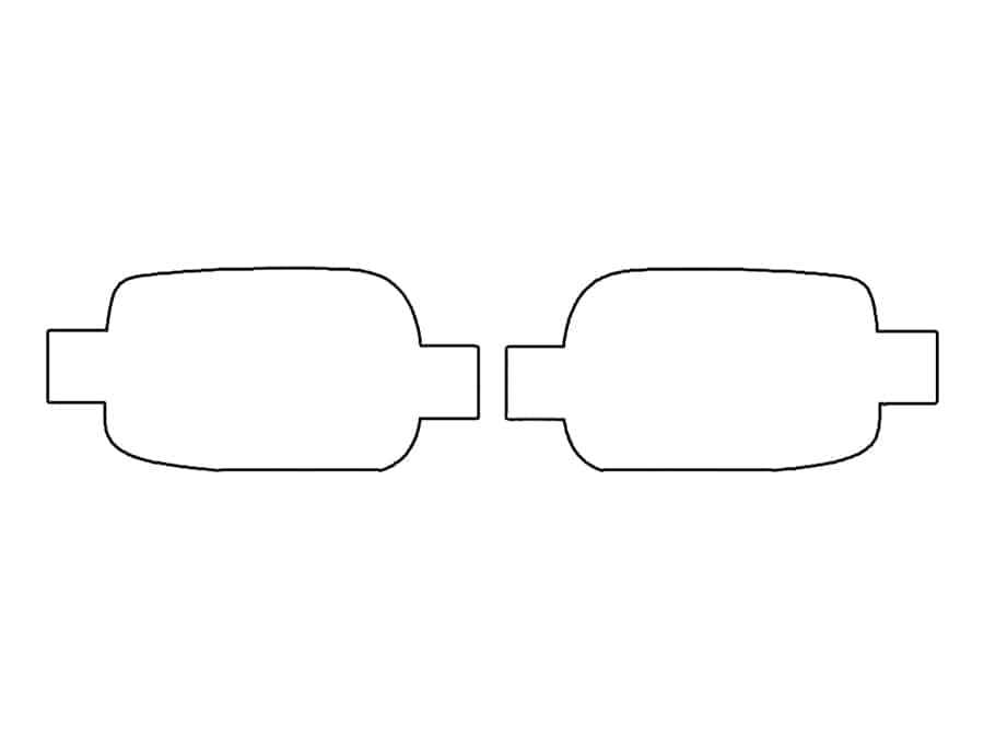 2020-2025 Land Rover Defender, All, Fog Light Cover Film - Image 1