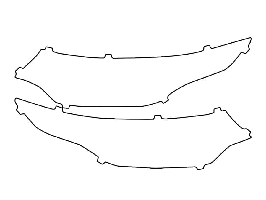 2017-2020 Land Rover Discovery, All, Headlight Cover Film - Image 1