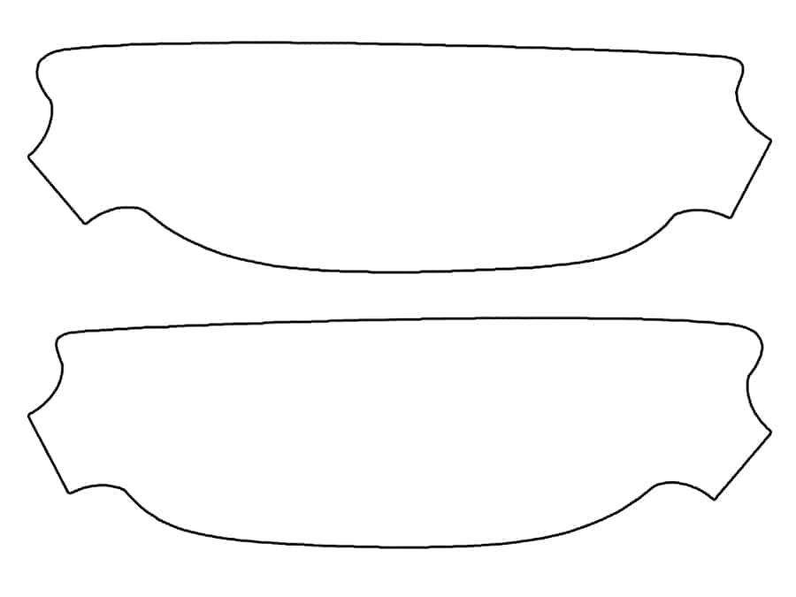 2022-2025 Lexus LX, F-Sport, Fog Light Cover Film - Image 1