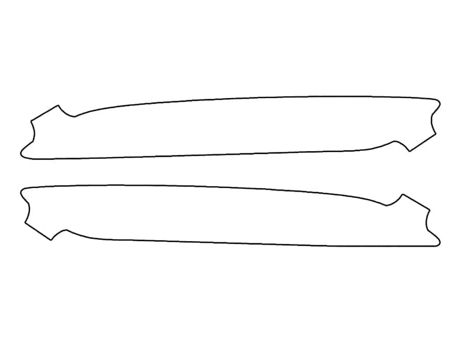 2022-2025 Lexus NX, F-Sport, Rear Marker Cover Film - Image 1