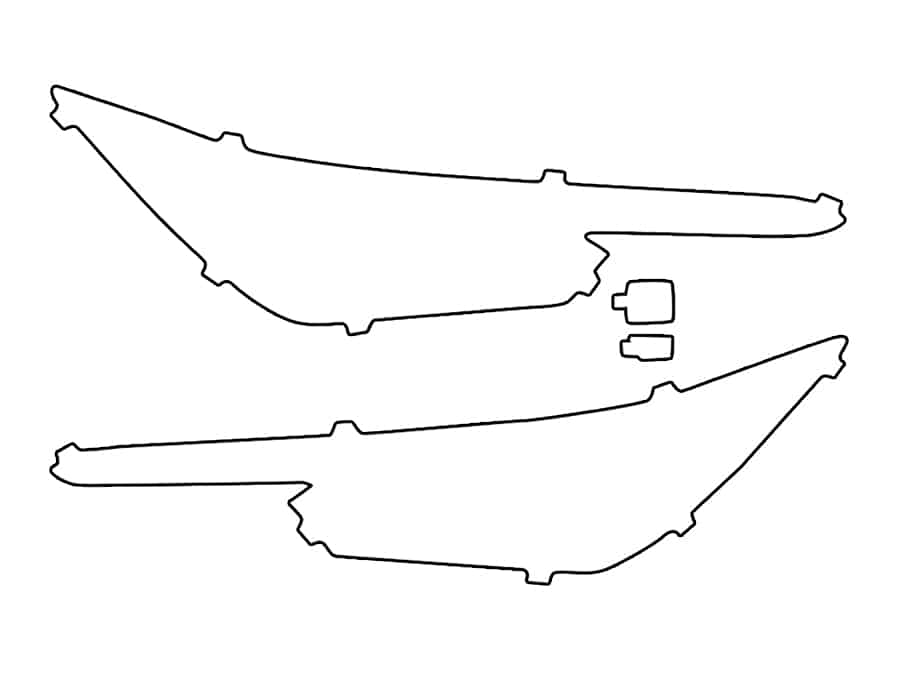 2024-2025 Lexus TX, All, Headlight Cover Film - Image 1
