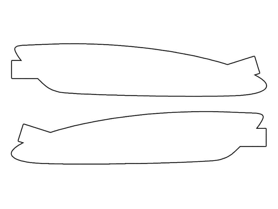 2019-2025 Mazda 3, Hatchback, Rear Marker Cover Film - Image 1