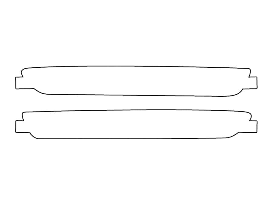 2020-2025 Mazda CX-30, All, Rear Marker Cover Film - Image 1