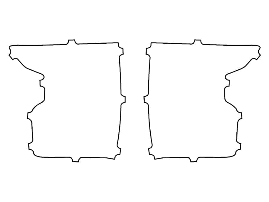 2022-2025 Nissan Frontier, Pro 4X, Tail Light Cover Film - Image 1