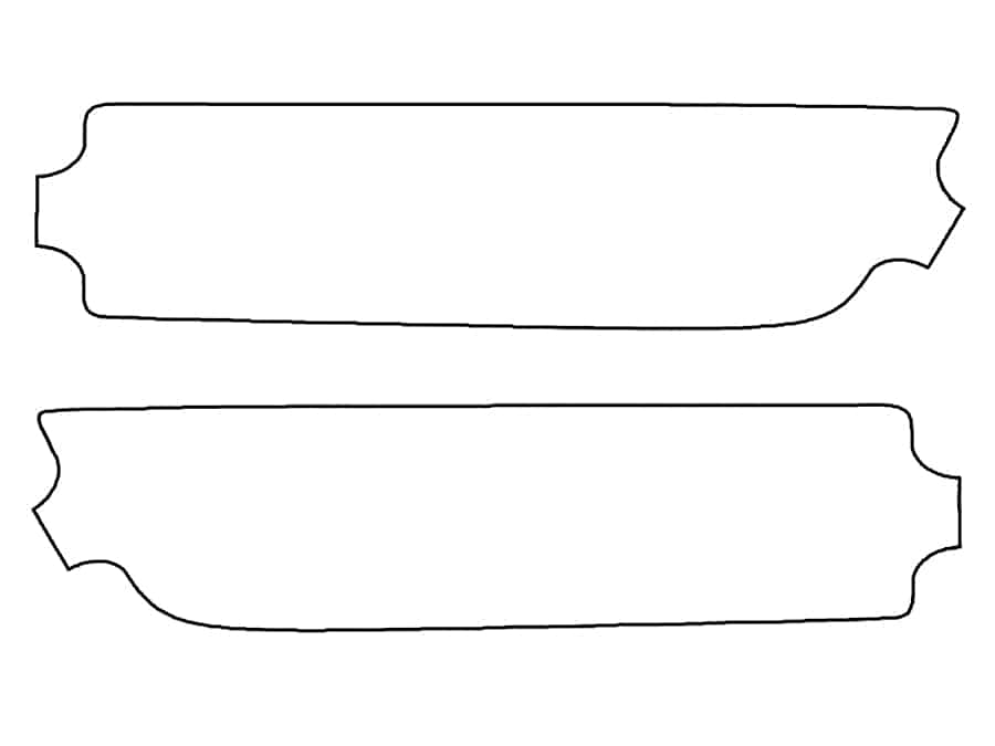 2022-2025 Nissan Frontier, S, SV, Fog Light Cover Film - Image 1