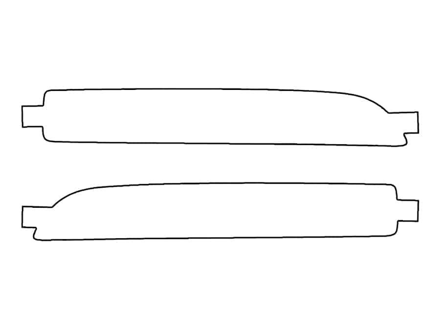 2021-2024 Nissan Murano, All, Rear Marker Cover Film - Image 1