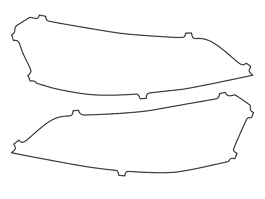 2019-2021 Nissan NV200, All, Headlight Cover Film - Image 1