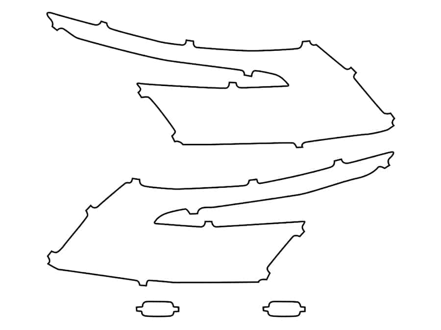 2022-2025 Nissan Pathfinder, All, Headlight Cover Film - Image 1