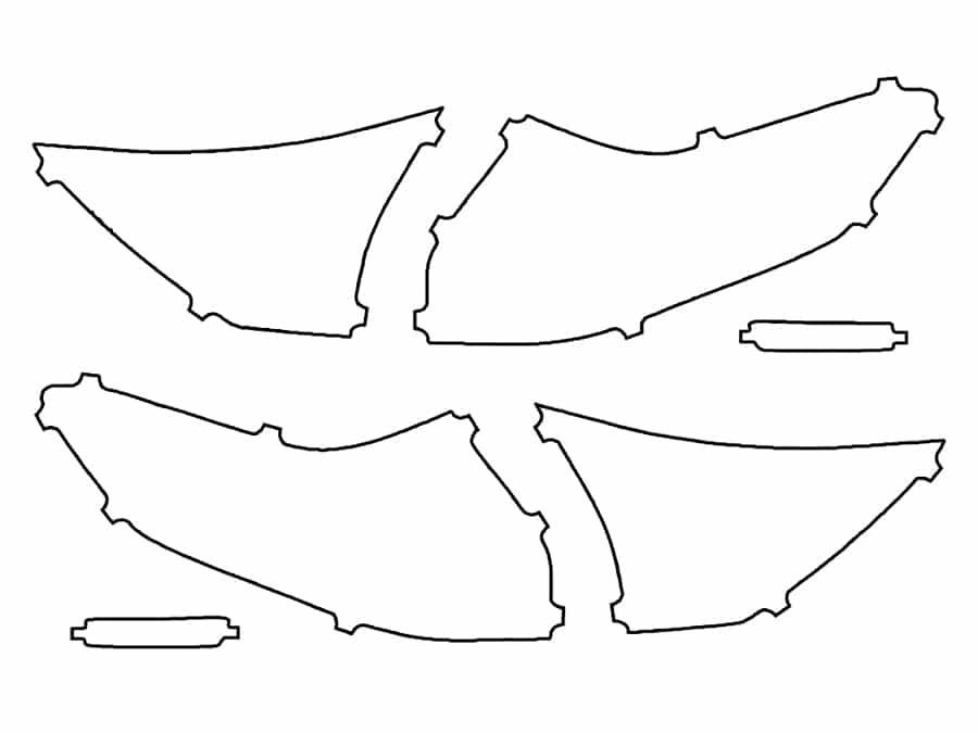 2021-2025 Nissan Rogue, All, Tail Light Cover Film - Image 1