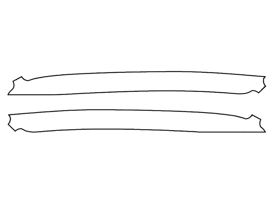 2021-2024 Porsche 911, Turbo, Rear Marker Cover Film - Image 1