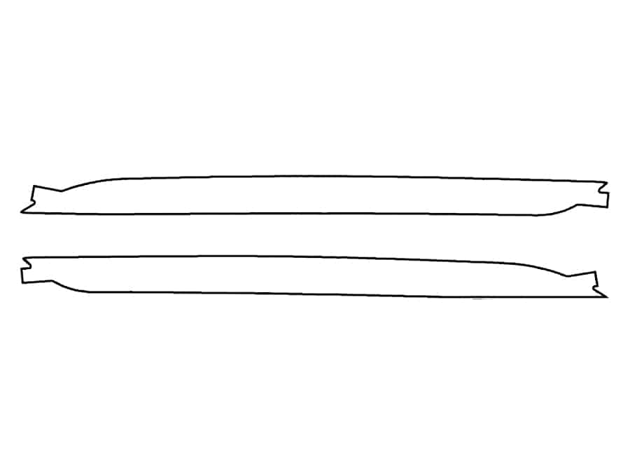 2020-2023 Porsche Cayenne, Coupe Turbo, Rear Marker Cover Film - Image 1