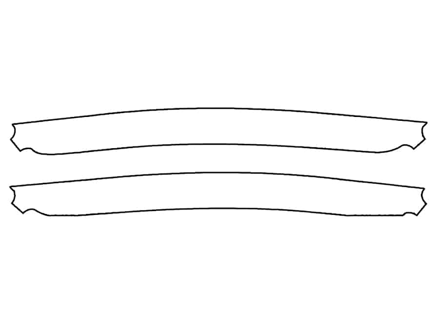 2019-2021 Porsche Macan, All, Rear Marker Cover Film - Image 1