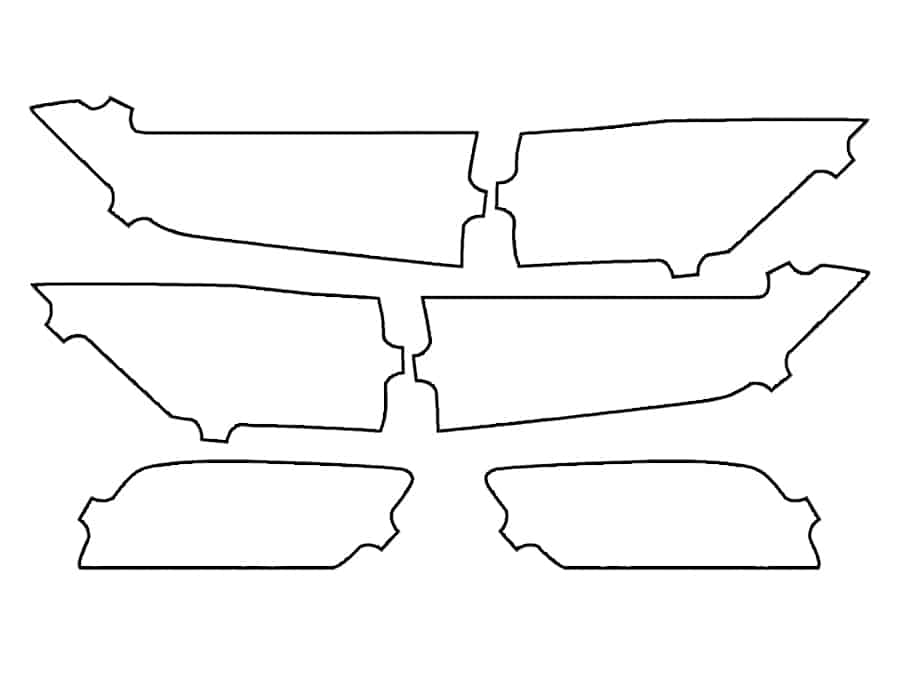 2019-2021 Subaru Forester, All, Rear Marker Cover Film - Image 1
