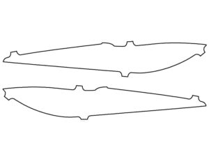 2020-2025 Toyota Supra, GR, Tail Light Cover Film Top of Light