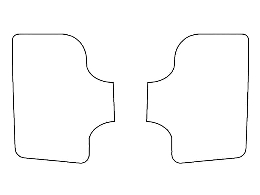 2022-2025 Volvo C40 Recharge, All, Fog Light Cover Film - Image 1