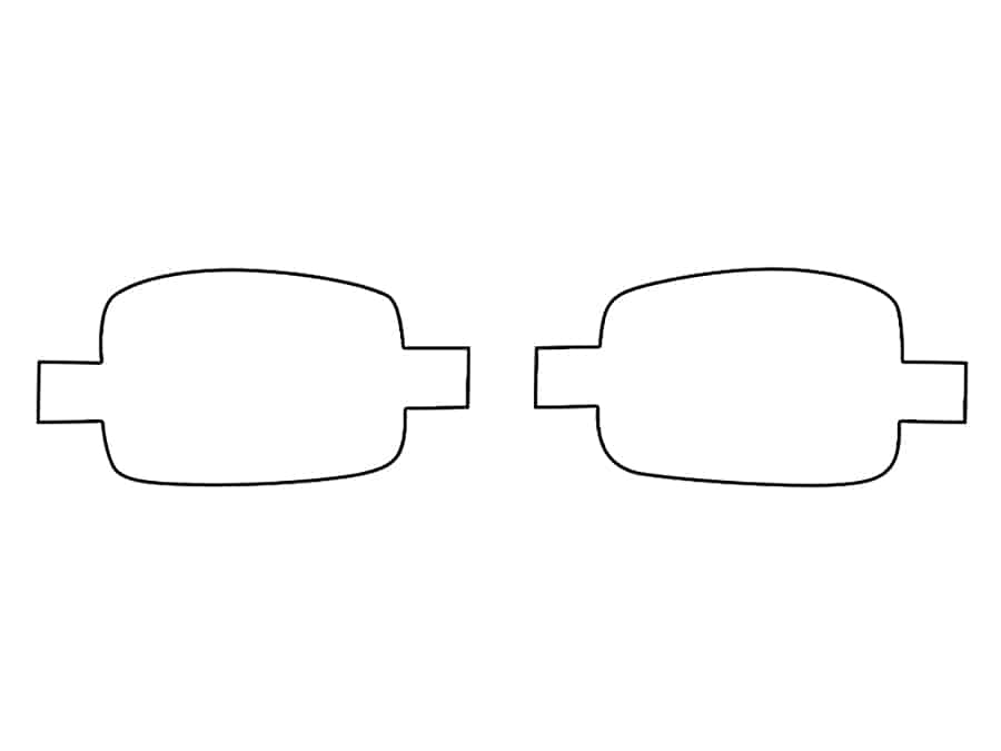 2019-2025 Volvo V60, All, Fog Light Cover Film - Image 1