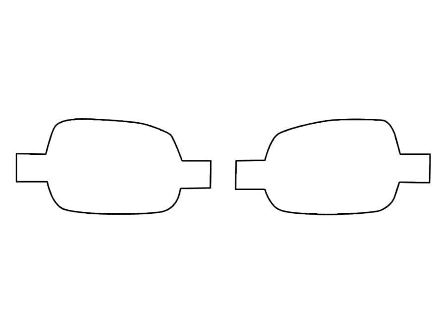 2019-2022 Volvo XC40, All, Fog Light Cover Film - Image 1