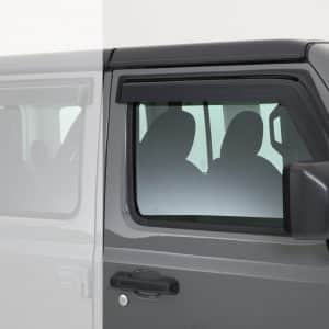 2018-2023 Jeep  Wrangler JL/JLU, Ventguard, 2pc, Front Doors, Carbon Fiber Look