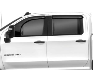 2020-2026 GMC Sierra, Bubble Extended Ventgard, Front and Rear Doors, Smoke - Thumbnail Image 1