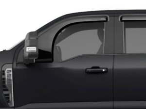 2017-2026 Ford F-250, Bubble Extended Ventgard, Front Doors, Smoke - Thumbnail Image 1