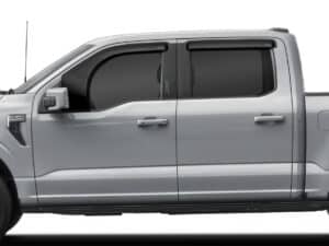 2015-2026 Ford F-150, Bubble Extended Ventgard, Front and Rear Doors, Smoke