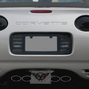 1997-2004 Chevrolet Corvette, License Plate Surround Carbon Fiber Look