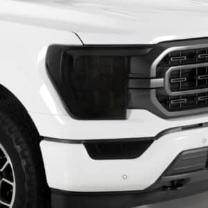 2021-2023 Ford F-150, All, Except Raptor, Headlight Covers, 2 Piece, Smoke