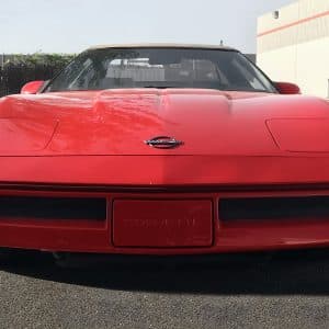 1984-1990 Chevrolet Corvette, Taillight Cover, 4 Piece With Rubber, Smoke