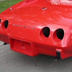 1975-1979 Chevrolet Corvette, Taillight Cover, 4 Piece, Carbon Fiber Look