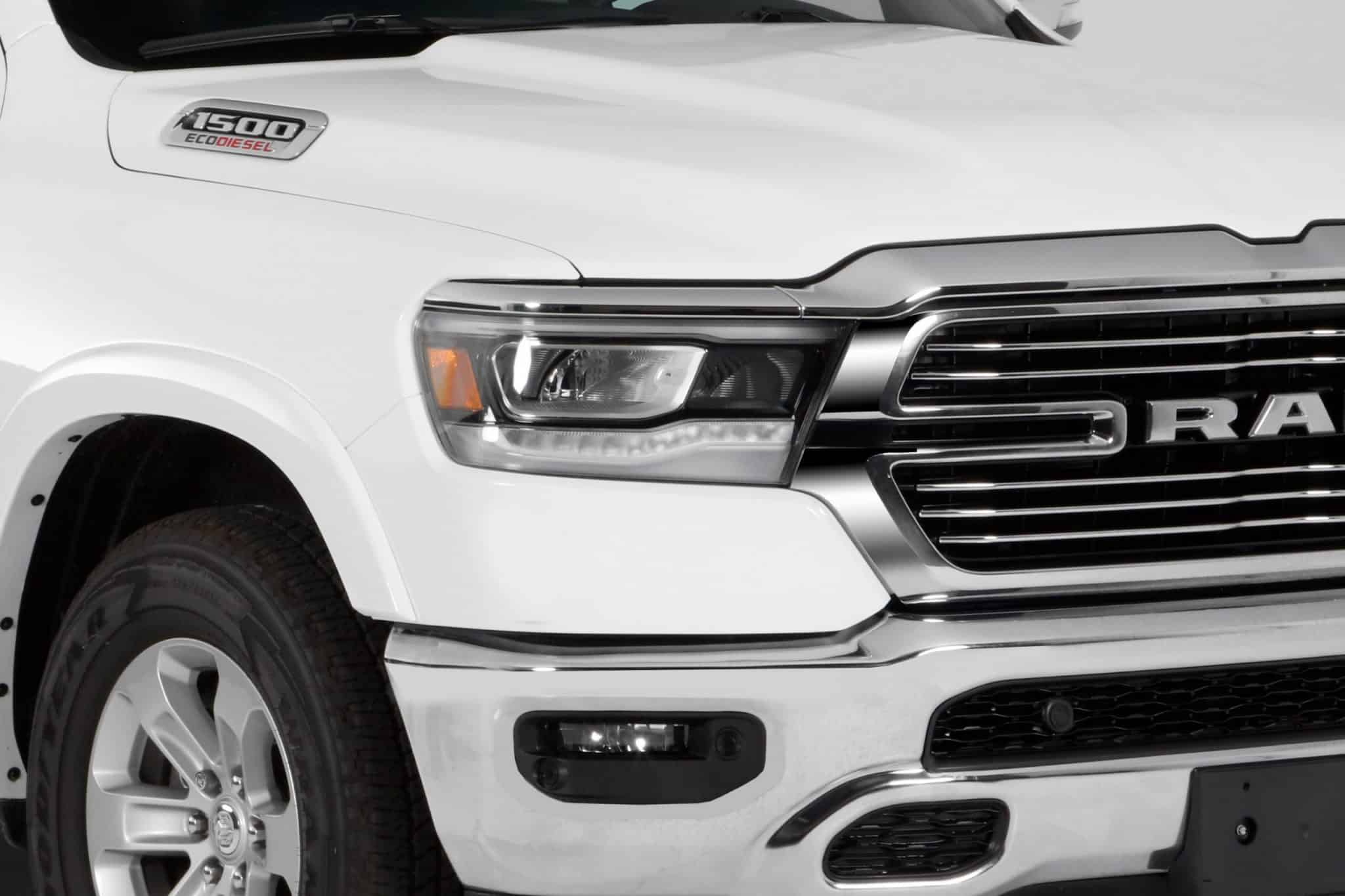 2019-2024 Ram 1500, Headlight cover, 2 Piece,Clear - GT Styling