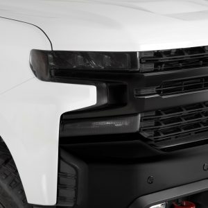 2019-2022 Chevrolet Silverado, Headlight Cover, 6 Piece, Carbon Fiber Look