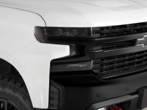 2019-2022 Chevrolet Silverado, Headlight Cover, 6 Piece, Carbon Fiber Look - Thumbnail Image 1