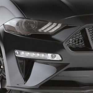 2018-2023 Ford Mustang, Headlight Cover, Carbon Fiber Look