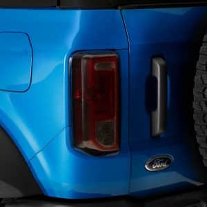 2021-2022 Ford Bronco, Taillight Cover Rear Black Out Kit (Vehicles without LED Option), 3 Piece, Carbon Fiber Look