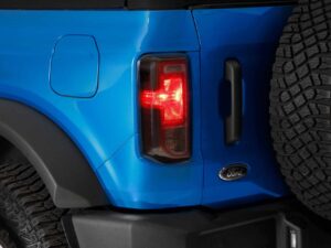 2021-2026 Ford Bronco, Taillight Cover Rear Black Out Kit (Vehicles without LED Option), 3 Piece, Carbon Fiber Look - Thumbnail Image 2