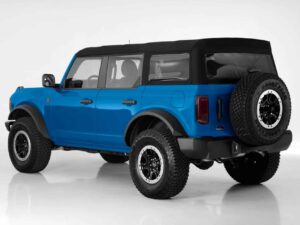 2021-2026 Ford Bronco, Taillight Cover Rear Black Out Kit (Vehicles without LED Option), 3 Piece, Carbon Fiber Look - Thumbnail Image 3